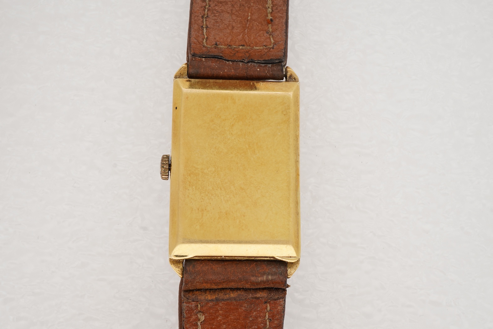 A gentleman's 1930's 18ct gold Vacheron & Constantin manual wind wrist watch